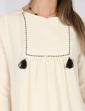 Rochie Zara, crem Crem