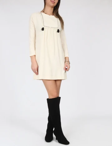 Rochie Zara, crem Crem