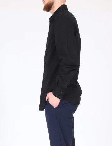 Camasa Bershka, negru Negru