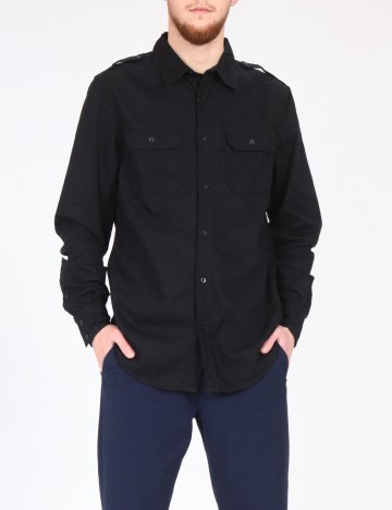 
						Camasa Bershka, negru