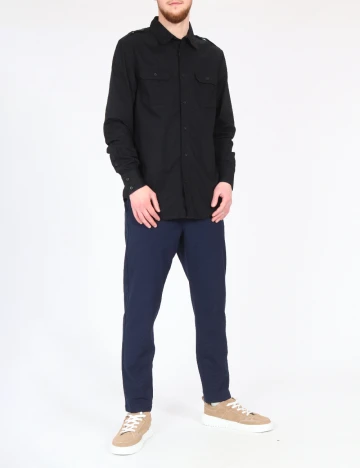 Camasa Bershka, negru Negru