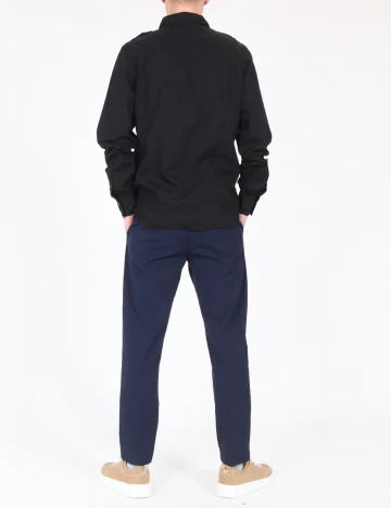 Camasa Bershka, negru Negru