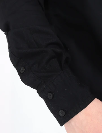 Camasa Bershka, negru Negru