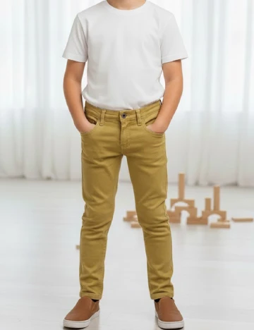 Pantaloni Zara, galben Galben