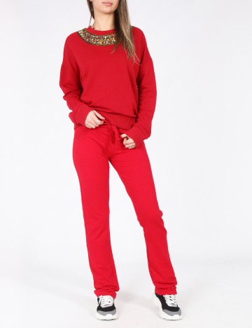 Pantaloni Bershka, rosu