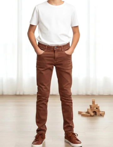 Pantaloni Zara, caramiziu Maro