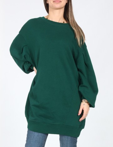 Bluza Oversize Bershka, verde