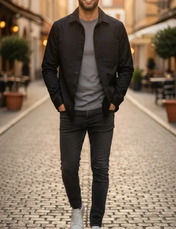 Jacheta Zara, negru Negru