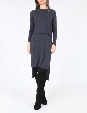 Bluza Zara, bleumarin Albastru