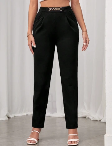 Pantaloni SHEIN, negru Negru