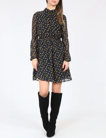 Rochie scurta Zara, bleumarin Albastru