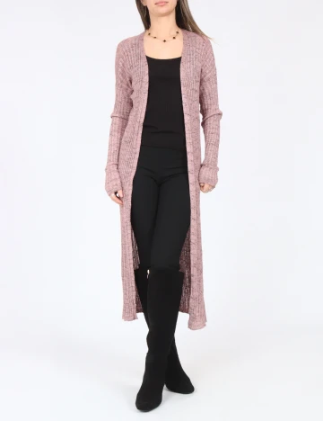 Cardigan Bershka, roz pudra Roz