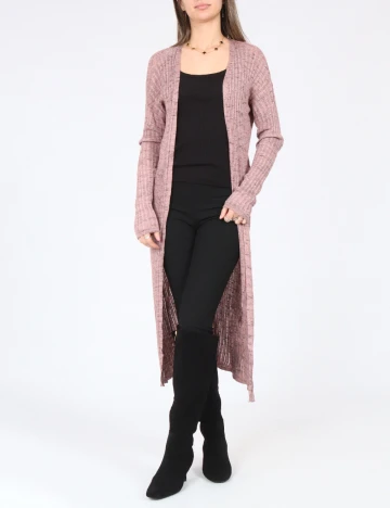 Cardigan Bershka, roz pudra Roz