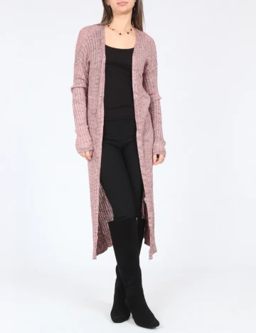 Cardigan Bershka, roz pudra Roz