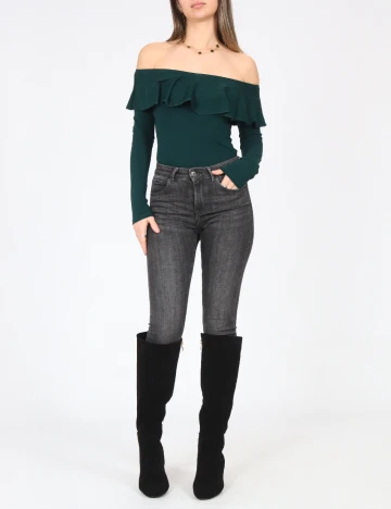 Body Bershka, verde Verde