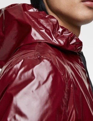 Pelerina de ploaie Zara, visiniu