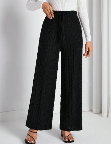 Pantaloni SHEIN, negru Negru