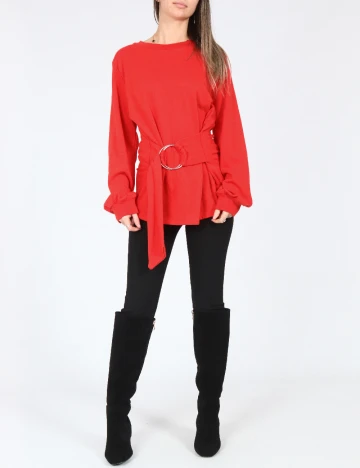 Bluza Bershka, rosu Rosu