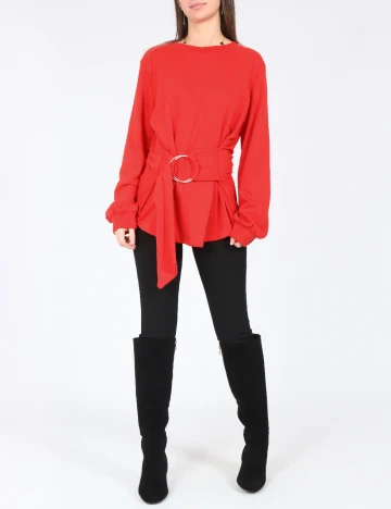 Bluza Bershka, rosu Rosu