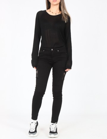 
						Blugi Bershka, negru
