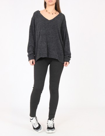 Bluza Bershka, gri inchis