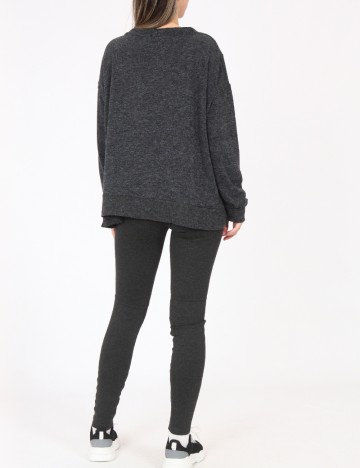 Bluza Bershka, gri inchis