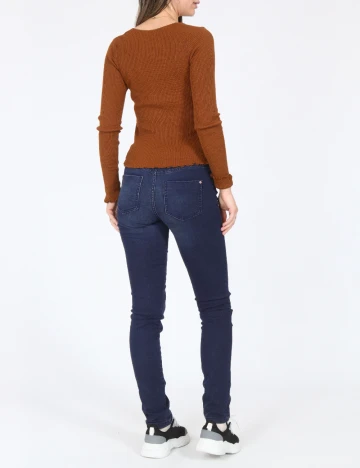 Blugi Zara, bleumarin Albastru