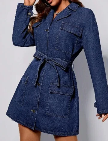 Rochie scurta SHEIN, bleumarin Albastru