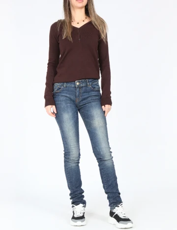 Blugi Zara, albastru Albastru