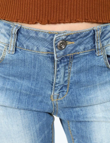 Blugi Zara, albastru Albastru