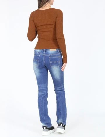 Blugi Zara, albastru Albastru