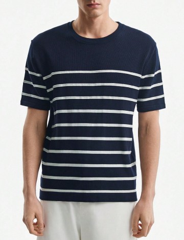 
						Tricou SHEIN, bleumarin
