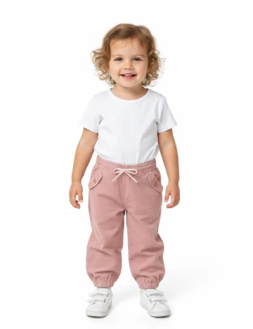 Pantaloni Zara, roz Roz