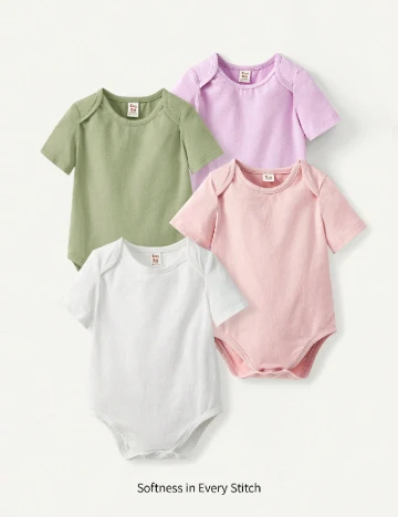 Set body 4 bucati Shein Kids, mix culori Mix culori