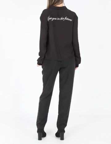 Camasa Pull&Bear, negru Negru