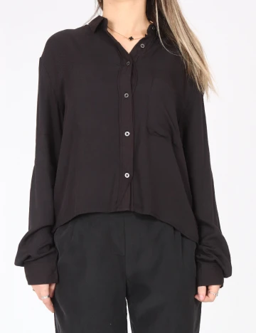 Camasa Pull&Bear, negru Negru