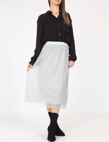 Fusta Pull&Bear, gri Gri