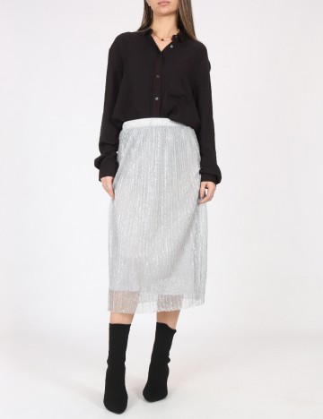 Fusta Pull&Bear, gri