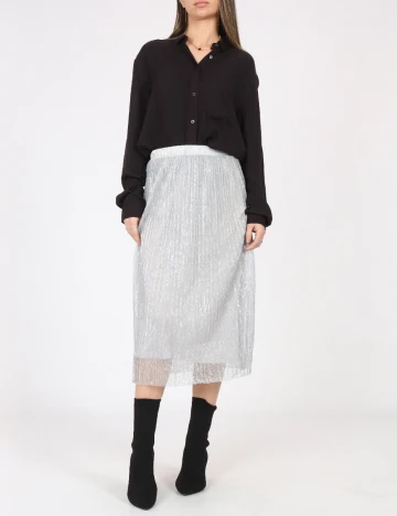 Fusta Pull&Bear, gri Gri