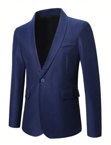 Sacou SHEIN, bleumarin Albastru