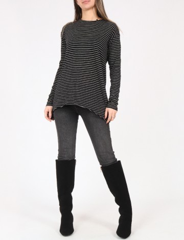 Bluza Pull&Bear, negru