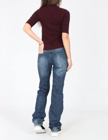 Bluza Pull&Bear, visiniu Rosu