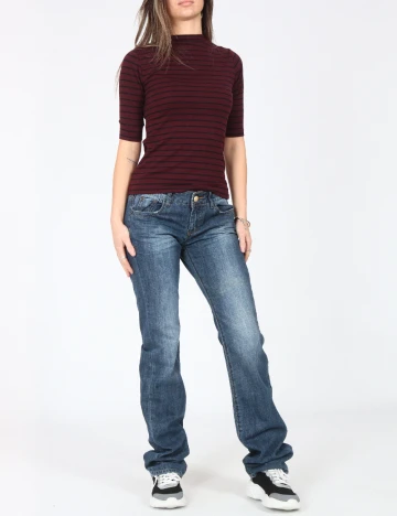 Bluza Pull&Bear, visiniu Rosu