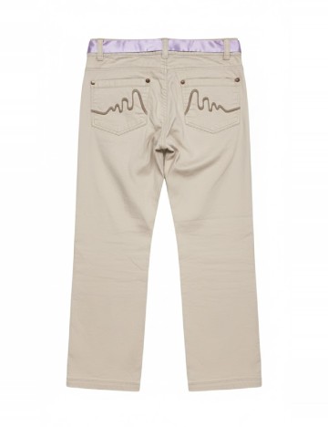 Pantaloni Zara, crem