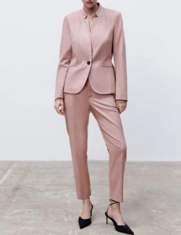 Sacou Zara, roz pudra inchis Roz