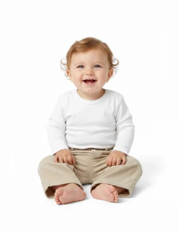 Pantaloni Zara, crem Crem