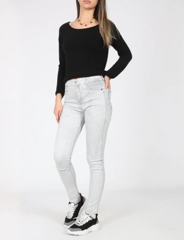 Blugi Pull&Bear, gri Gri