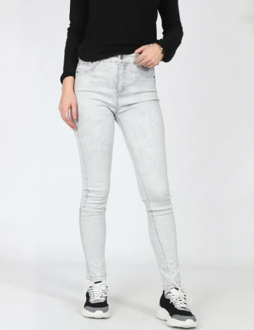 Blugi Pull&Bear, gri Gri