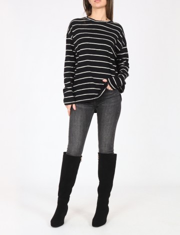 Bluza Pull&Bear, negru