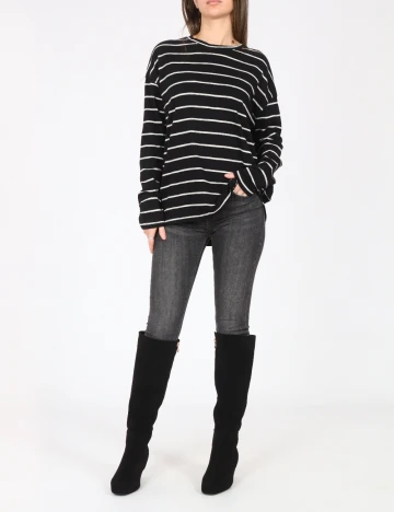 Bluza Pull&Bear, negru Negru